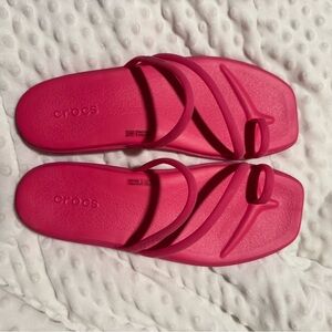 CROCS Women's Vibrant Pink Sandals
